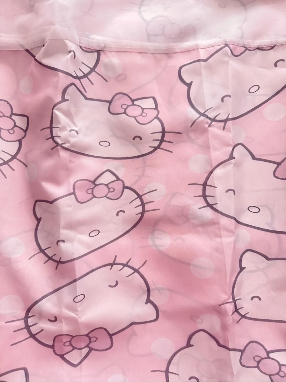 Hello Kitty Pink Pattern Shower Curtain
